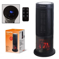 STUFA ELETTRICA SATURNO 1800W C/EFFETTO FIAMMA (2pz)